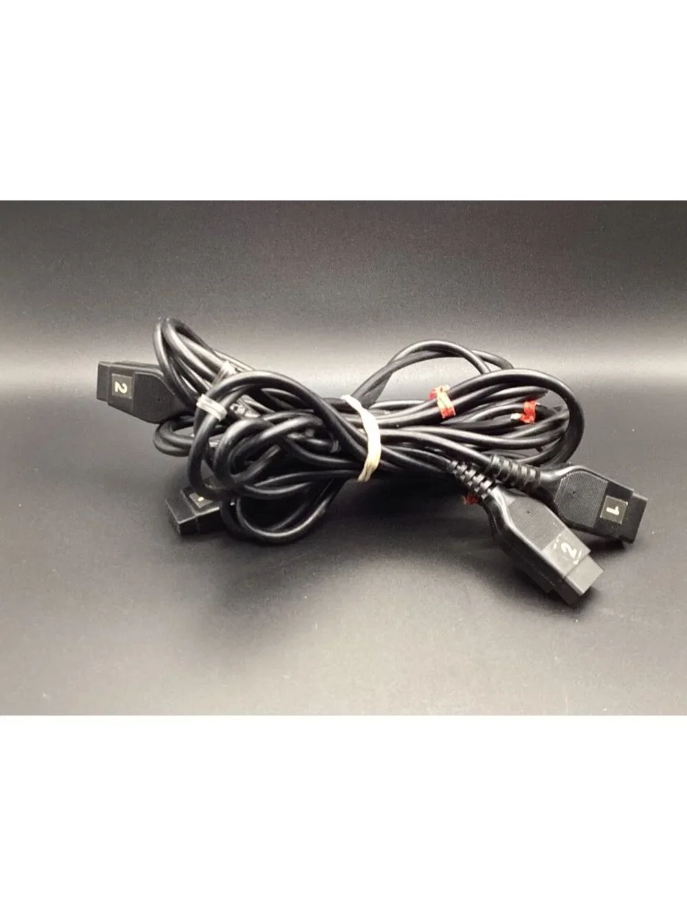 Atari 2600 7800 Sega Genesis Lot of 2 9-Pin 9ft Extension Cables Untested As-Is!